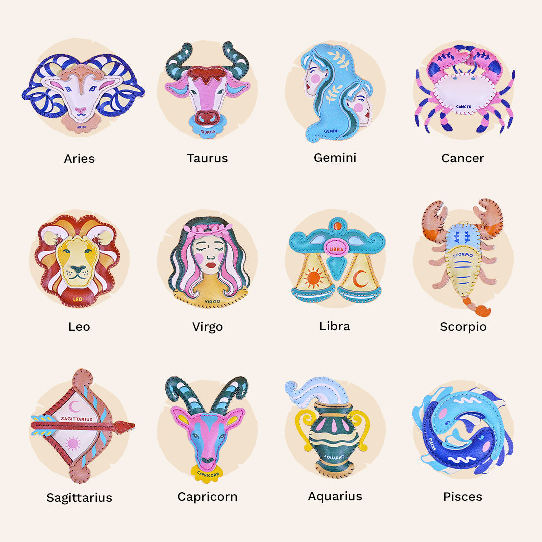 12 Zodiac Signs Collection