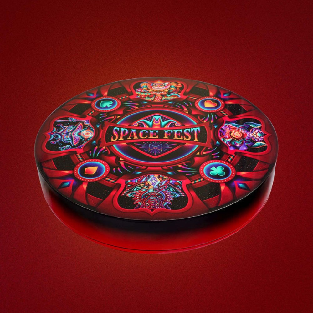 Spacefest Poker - Wooden Poker Set