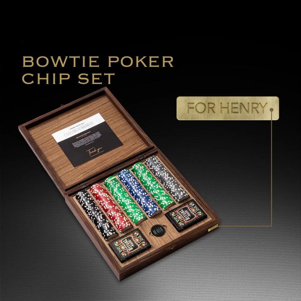 Bowtie Poker Chip Set