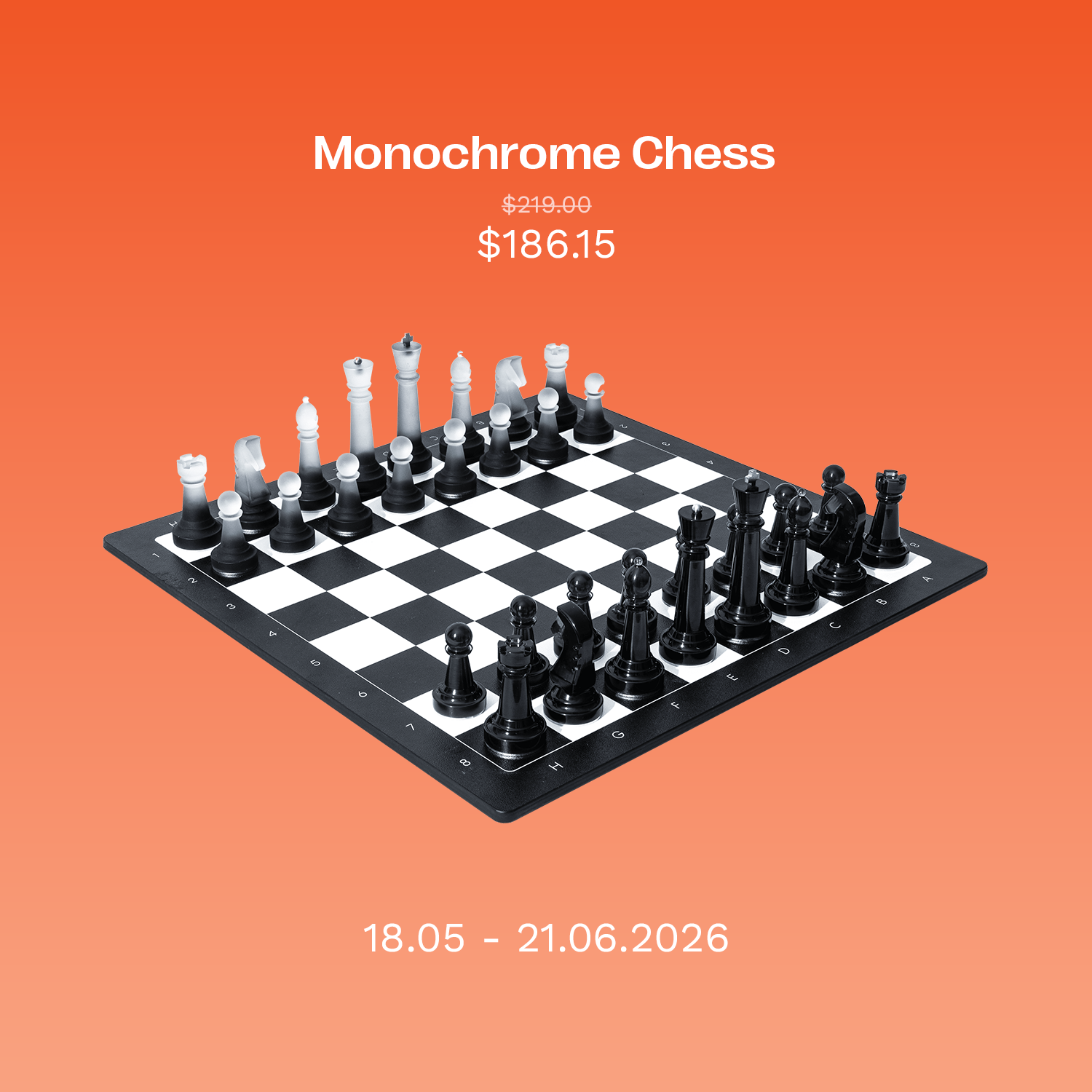 Monochrome Chess Set