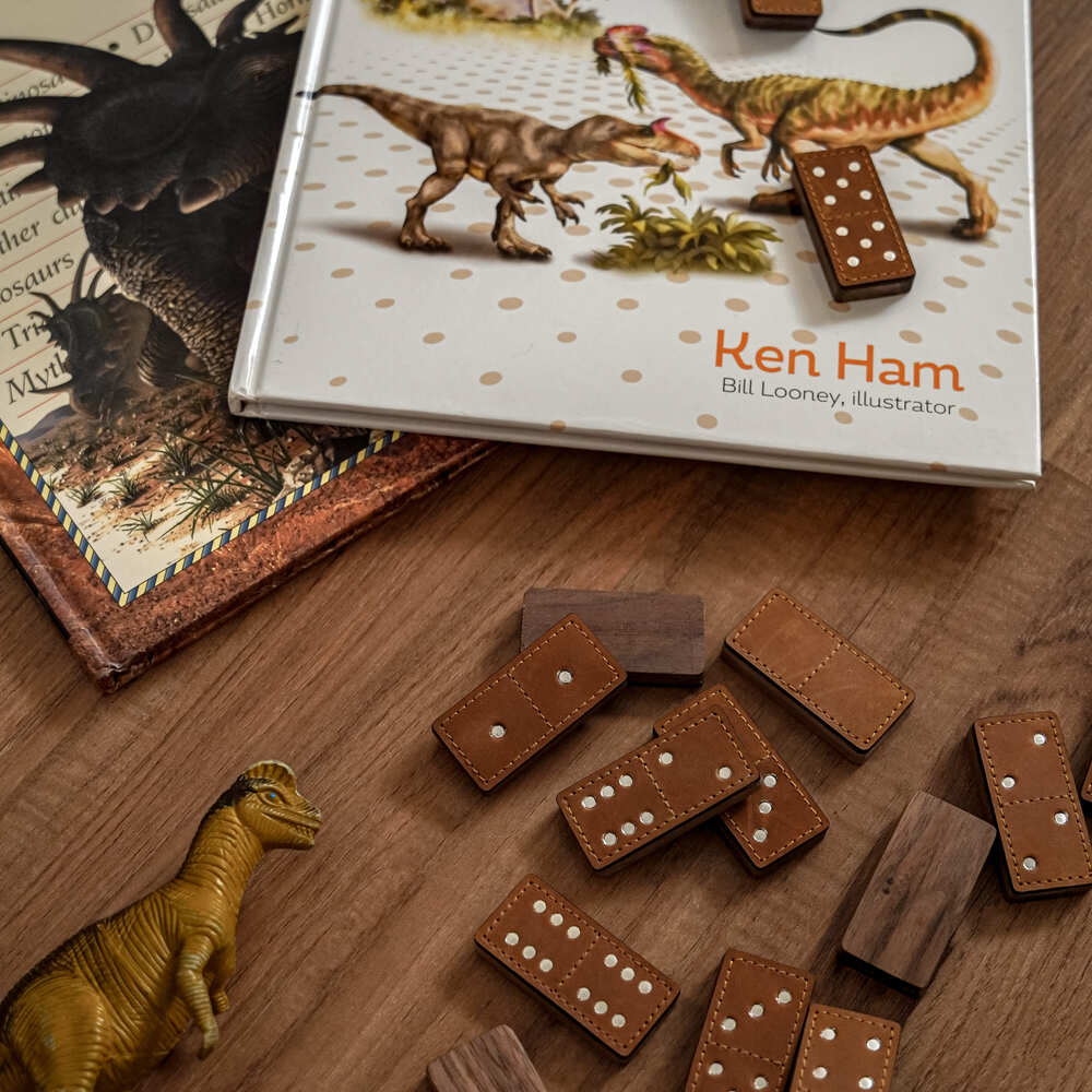 Leather Domino Set