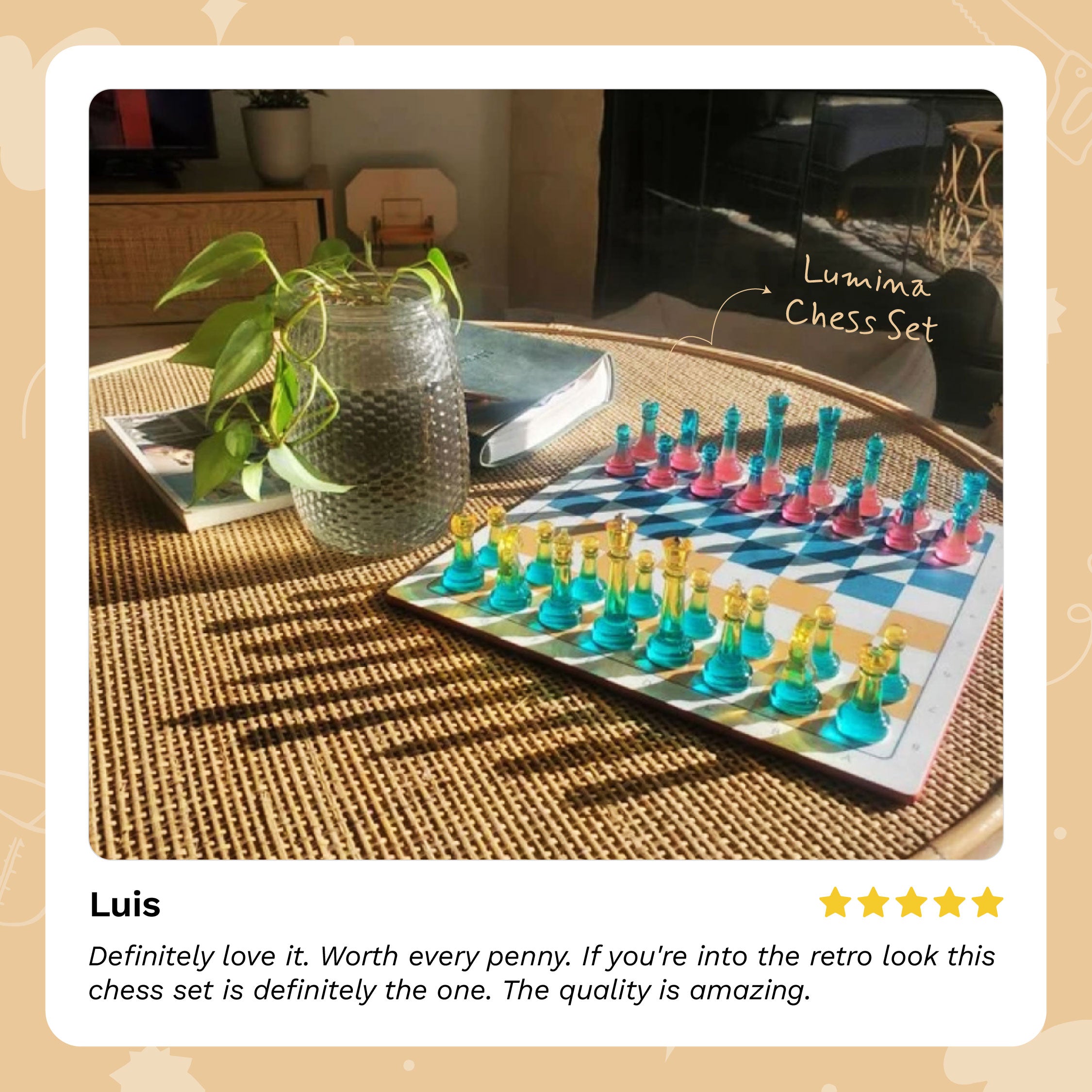 Lumina Chess Set
