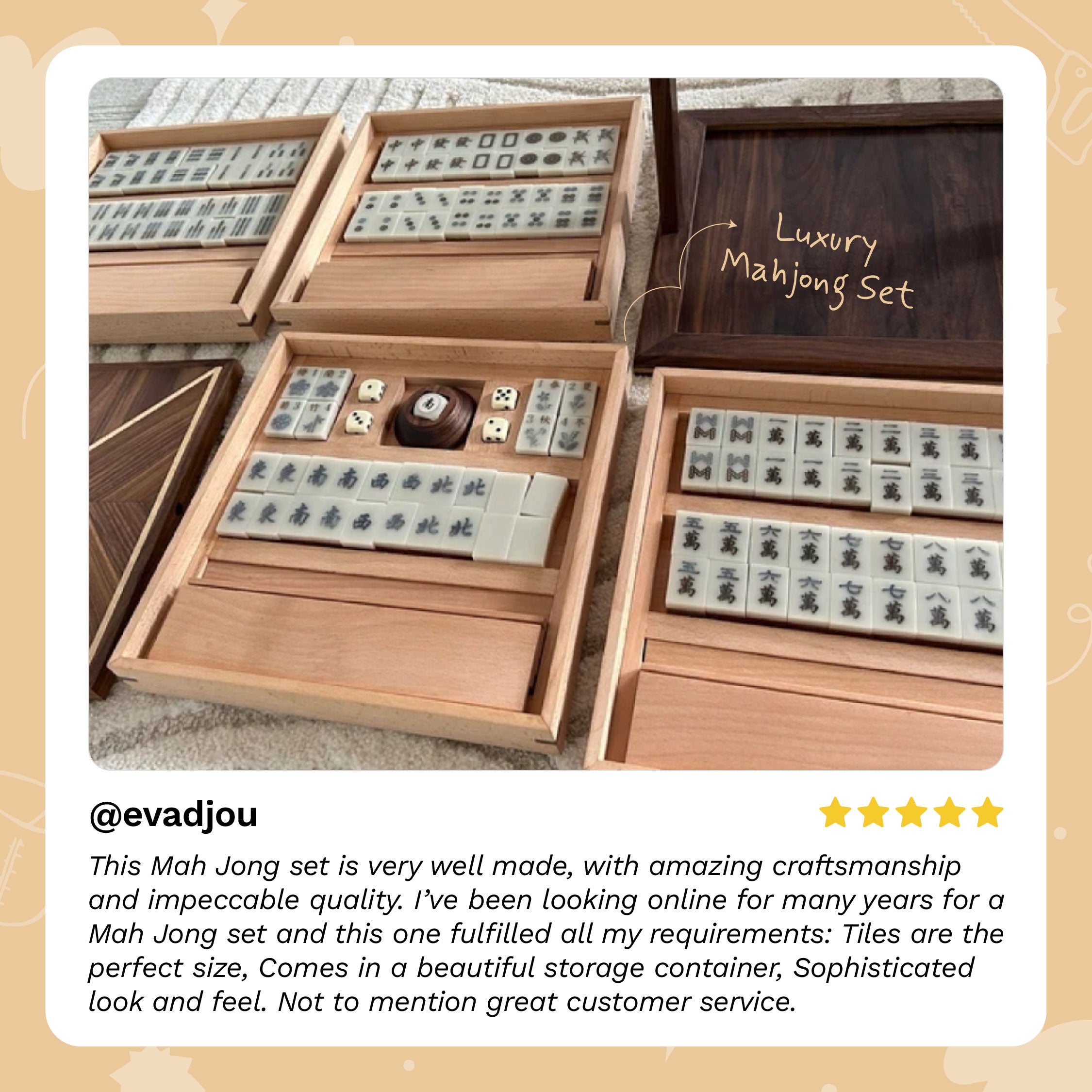 Luxury Mahjong Set