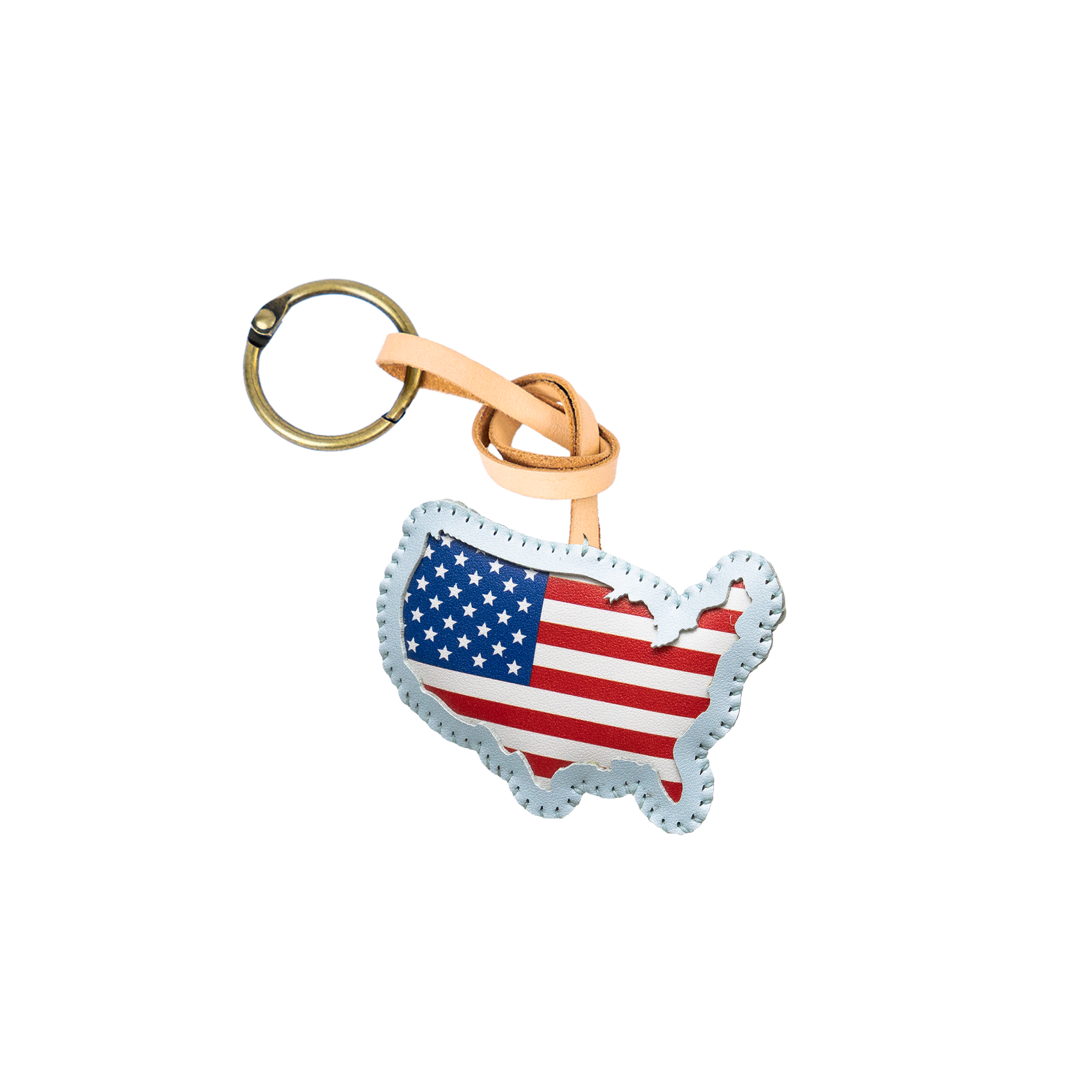 Lady of Liberty Leather Bag Charm