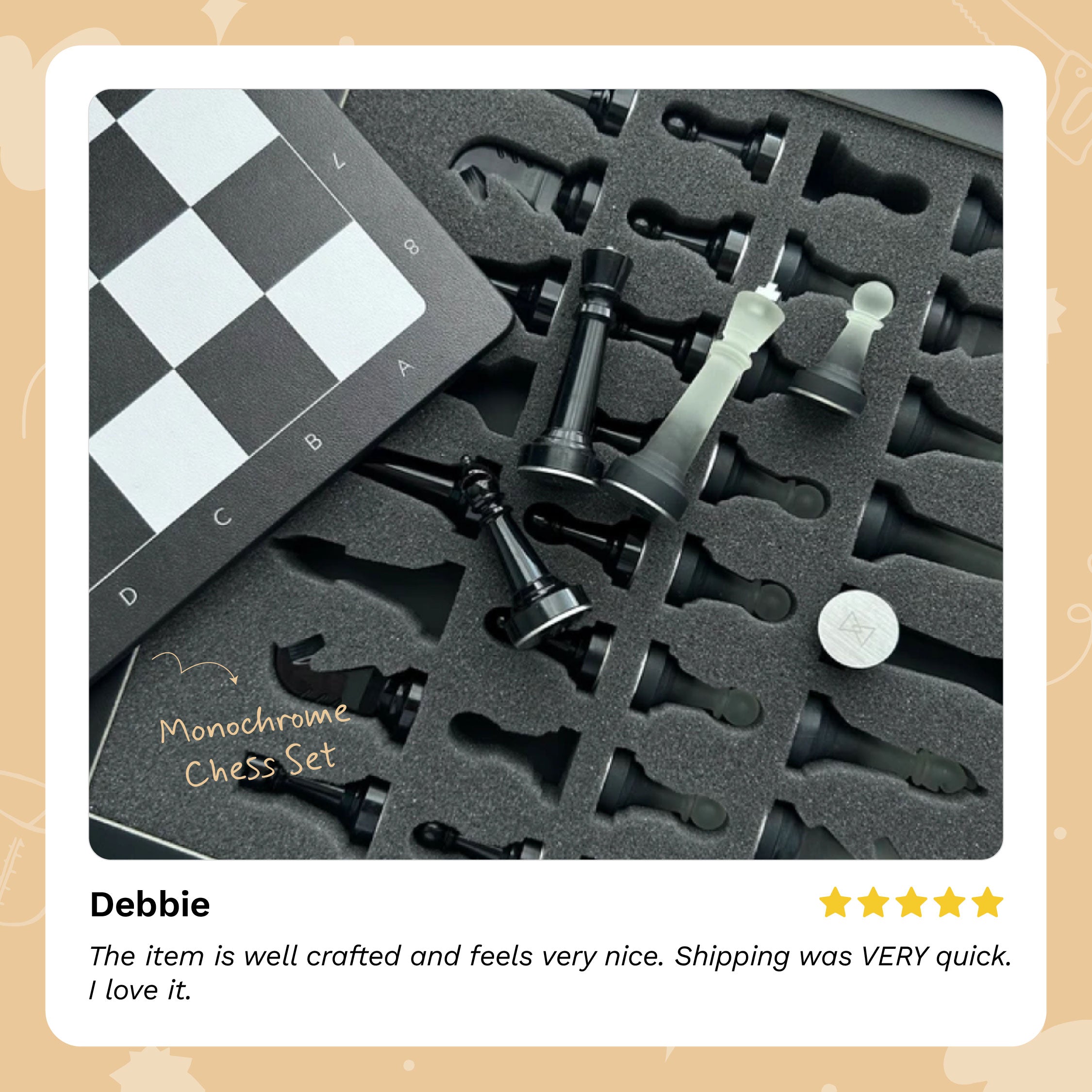 Monochrome Chess Set