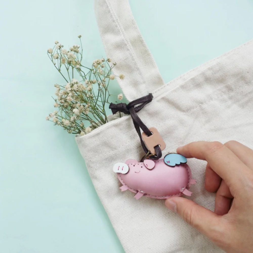 Leather Bag Charms - Cute Animal Collection