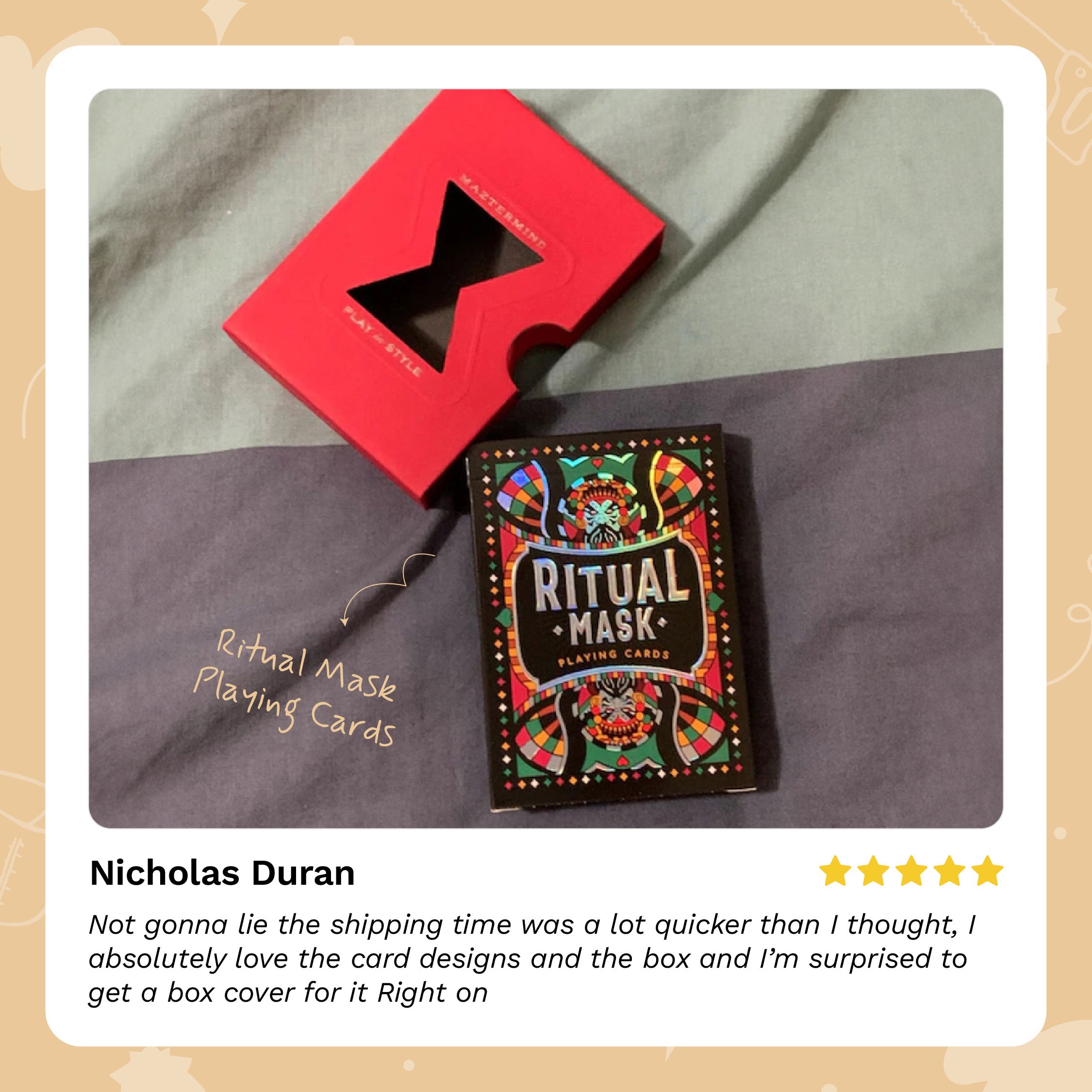 Ritual Mask Playing Cards
