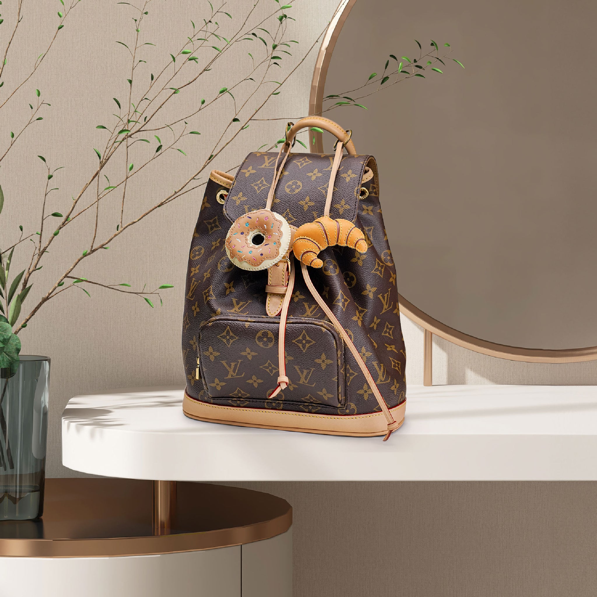 Selvane Bag Charm - Hamburger main image 1