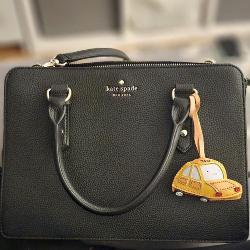 Lady of Liberty Leather Bag Charm