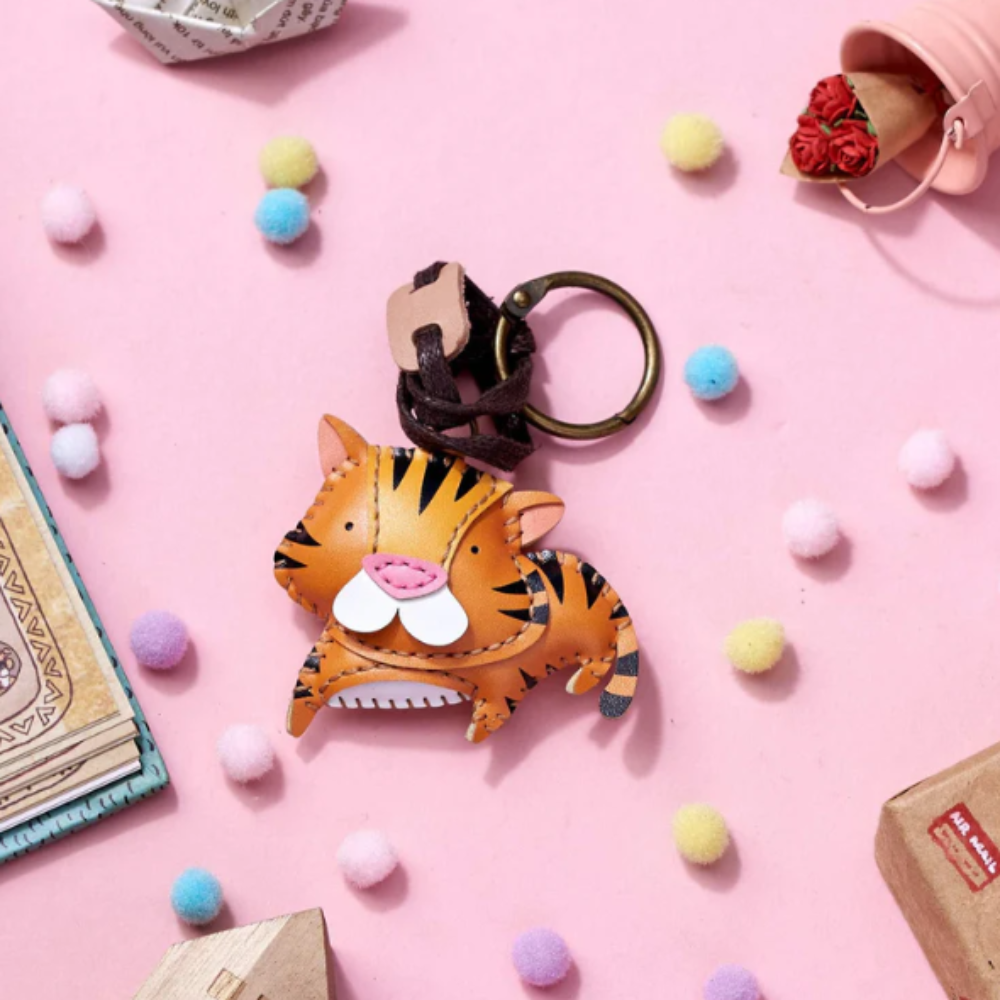 Leather Bag Charms - Cute Animal Collection