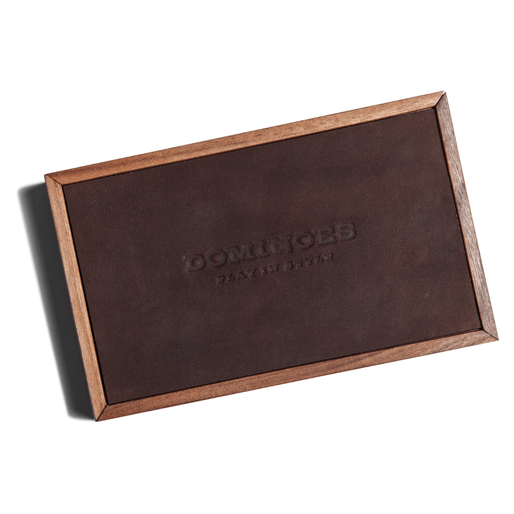 Leather Domino Set