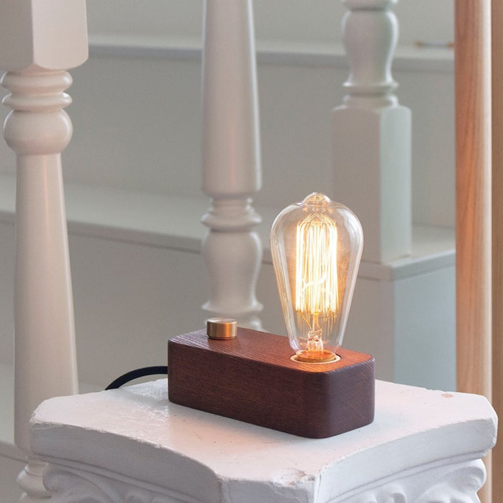 Minimalist Wooden Table Lamp