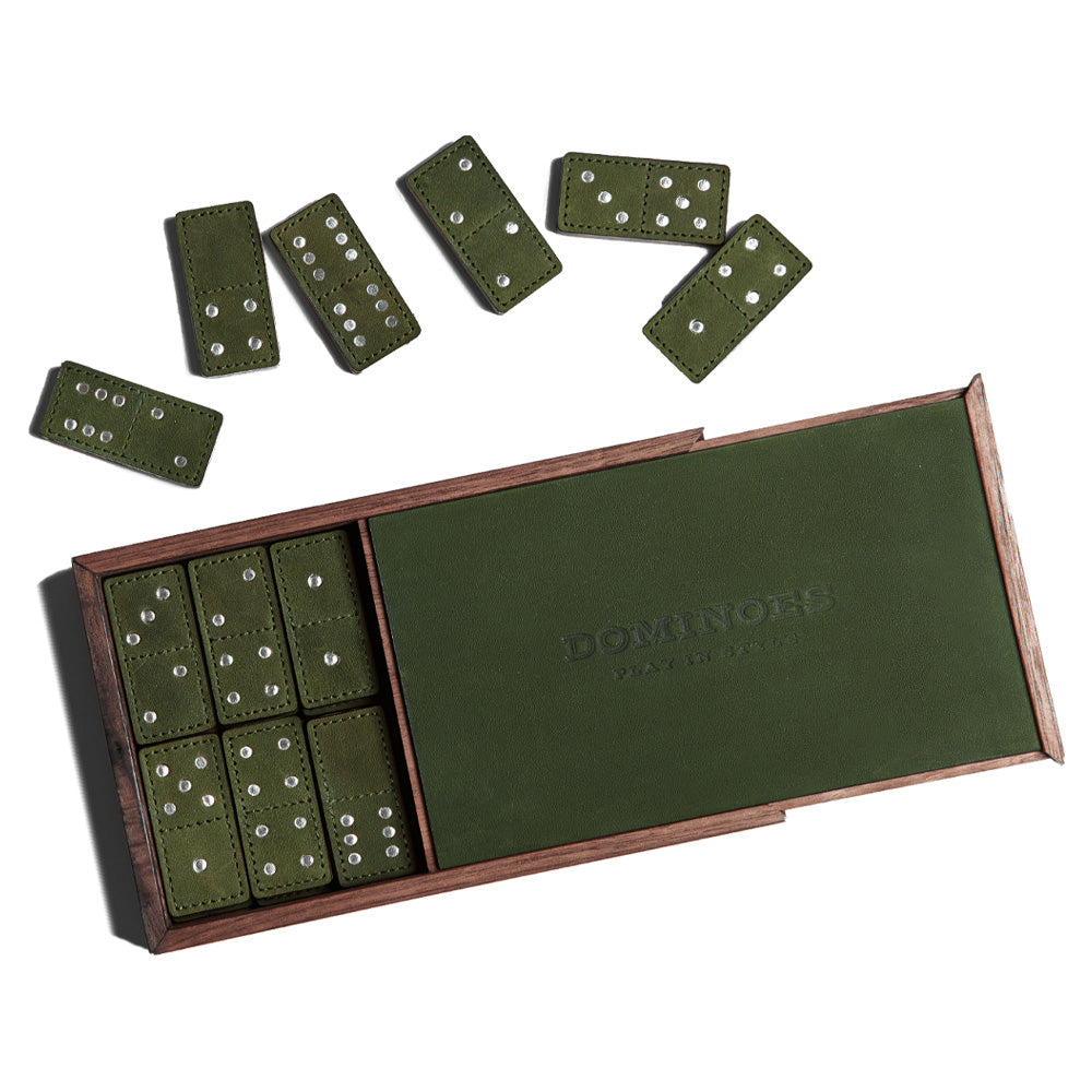 Leather Domino Set