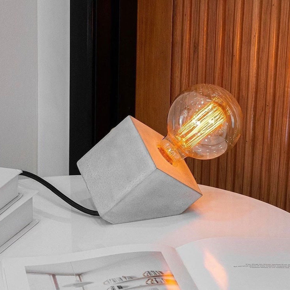 Concrete Table Lamp