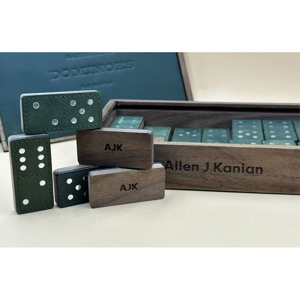 Leather Domino Set