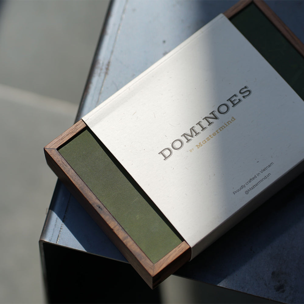 Leather Domino Set