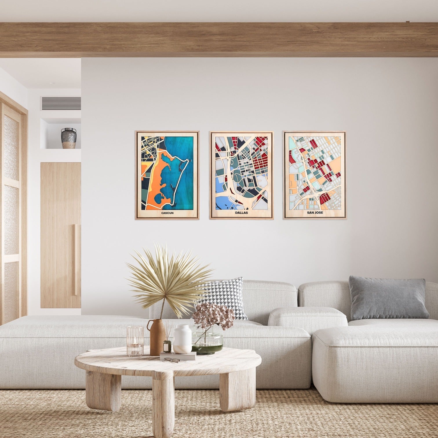 Wooden Wall Art - New York City Map