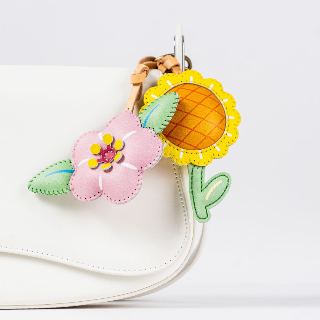 Flower Collection Bag Charm