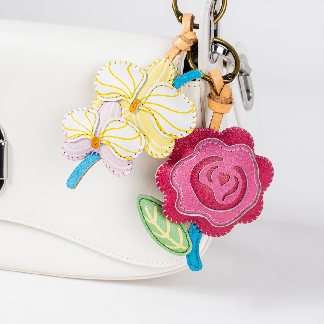 Flower Collection Bag Charm