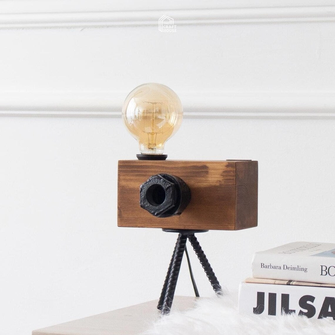 Vintage Camera Lamp