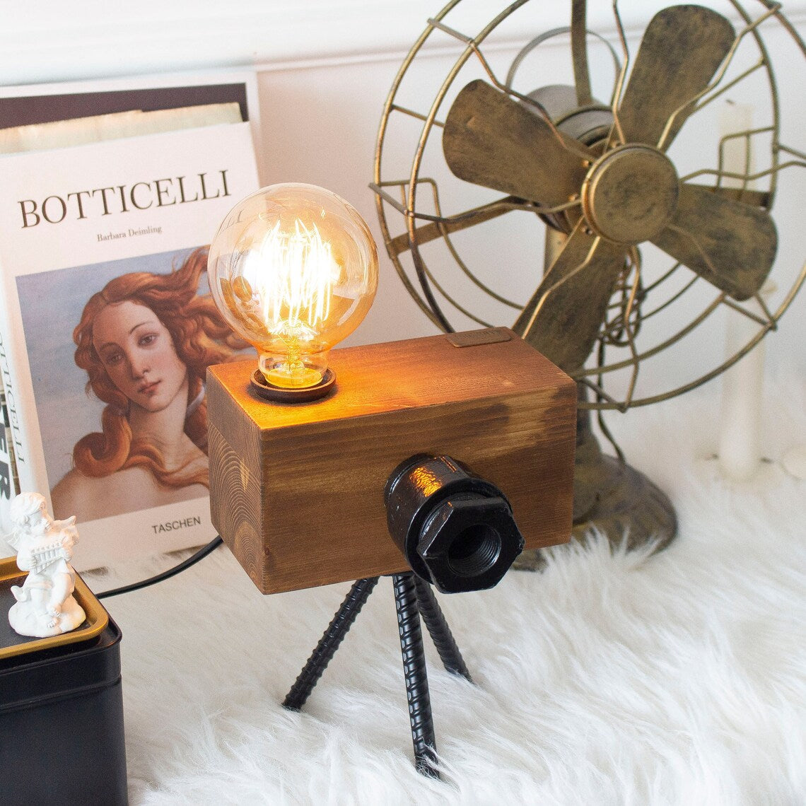 Vintage Camera Lamp