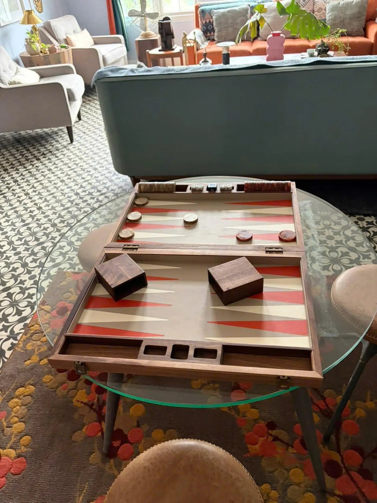 Tournament Backgammon Set