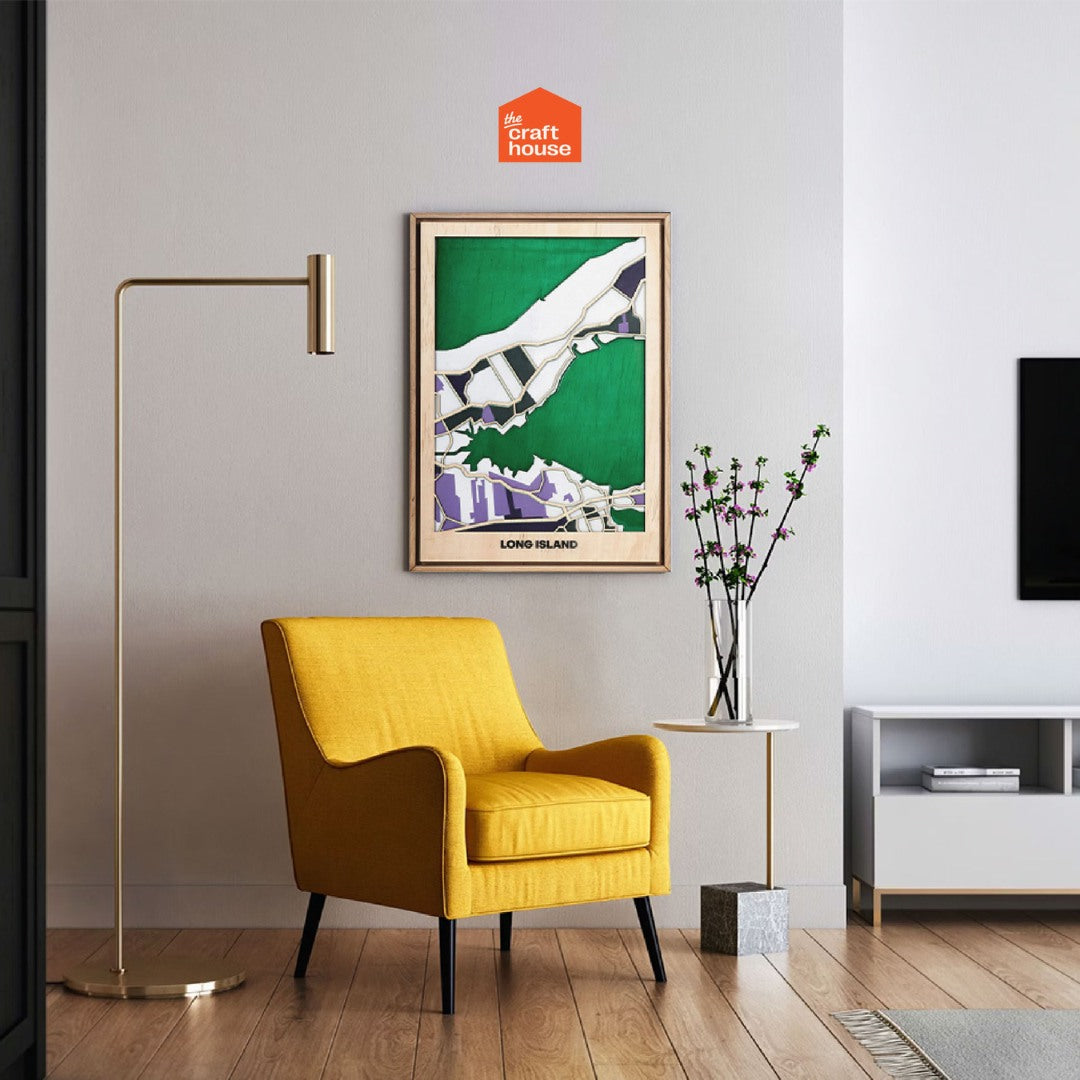 Wooden City Map - East Coast