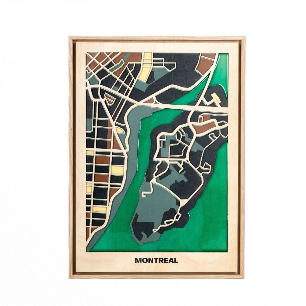 Artisanal Wall Maps - Canadian Cities