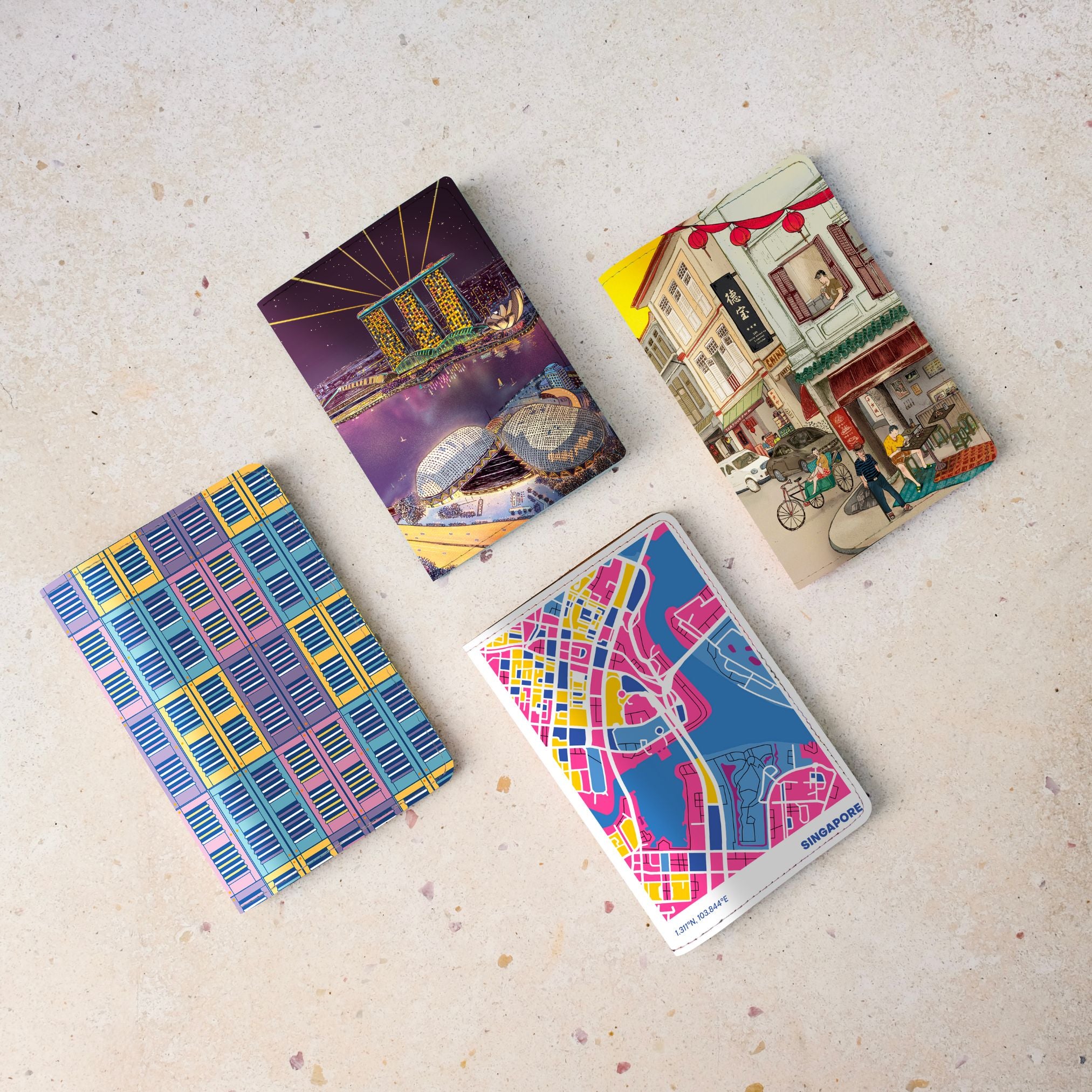 Passport Cover - Singapore artworks