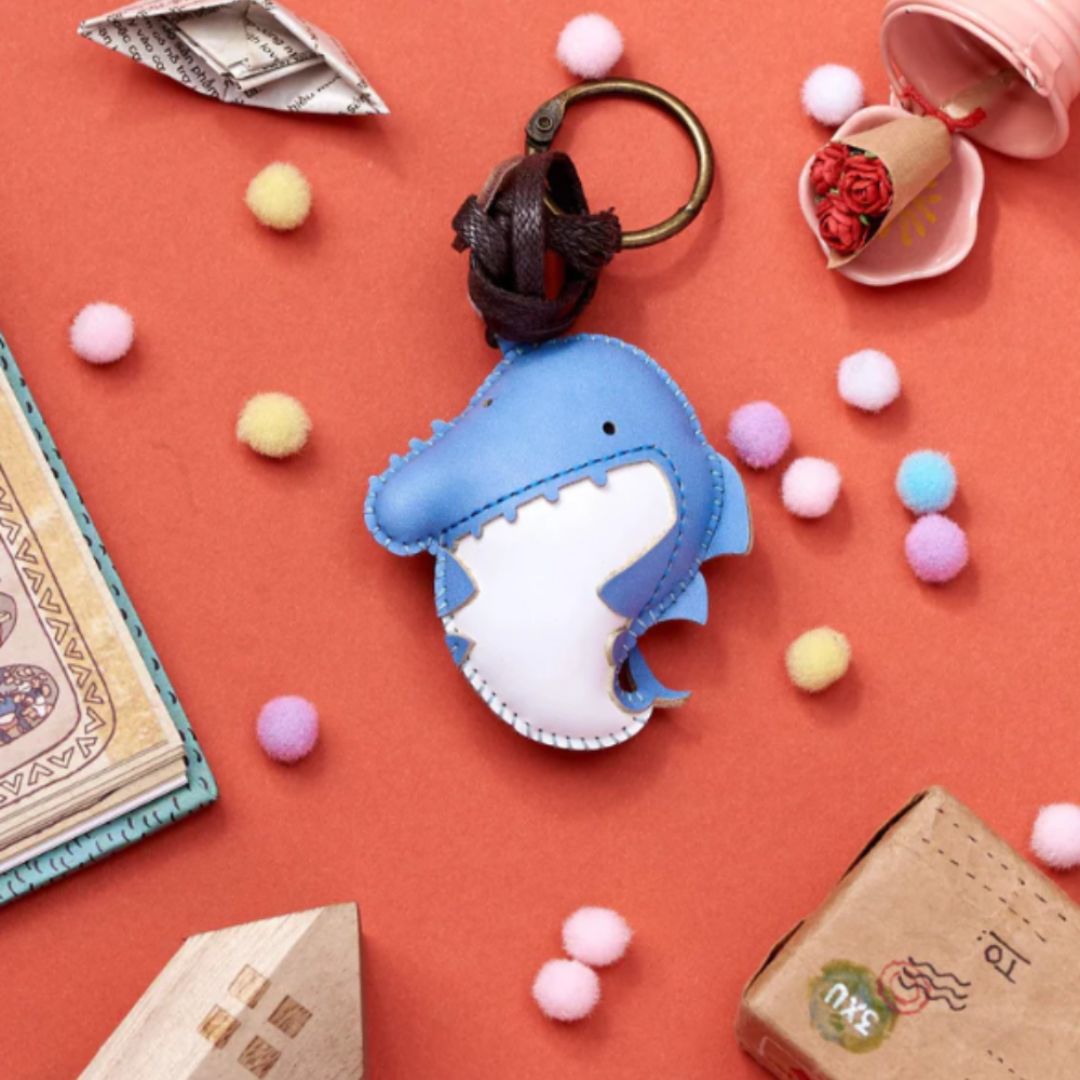 Leather Bag Charm - Sea Creatures Collection