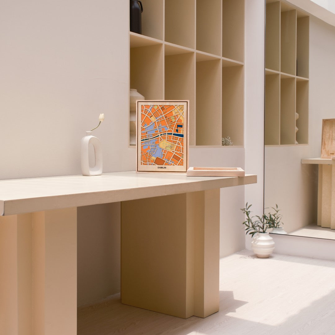 Wooden Wall Art - Western EU Cities