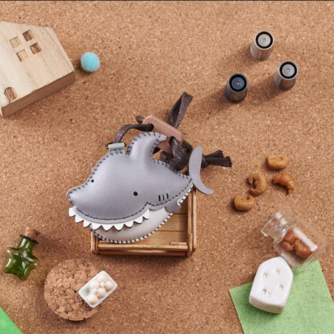 Leather Bag Charm - Sea Creatures Collection