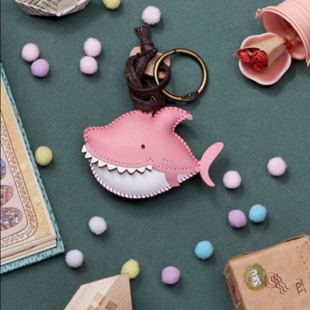 Leather Bag Charm - Sea Creatures Collection