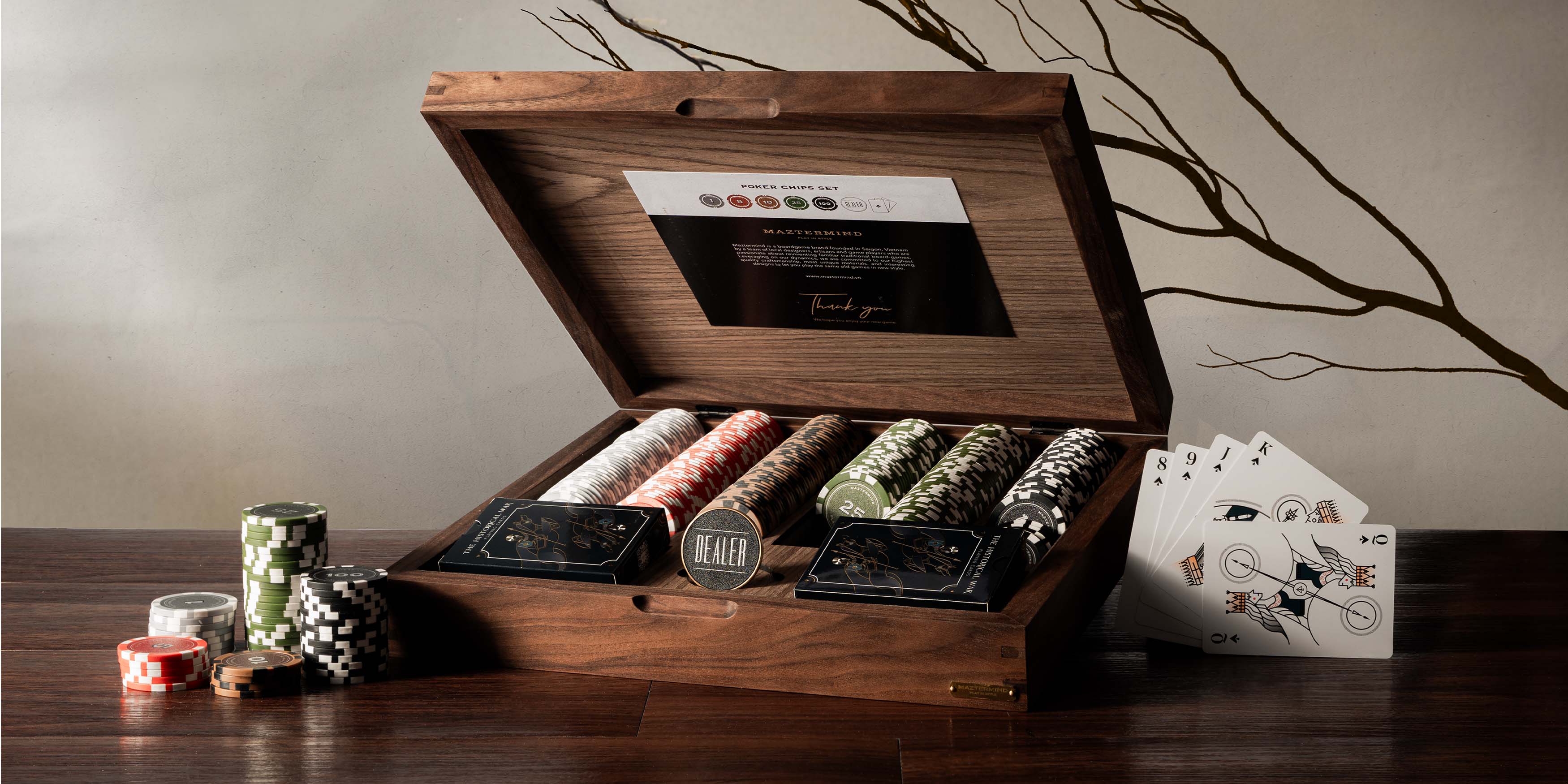 Bowtie Poker Chip Set