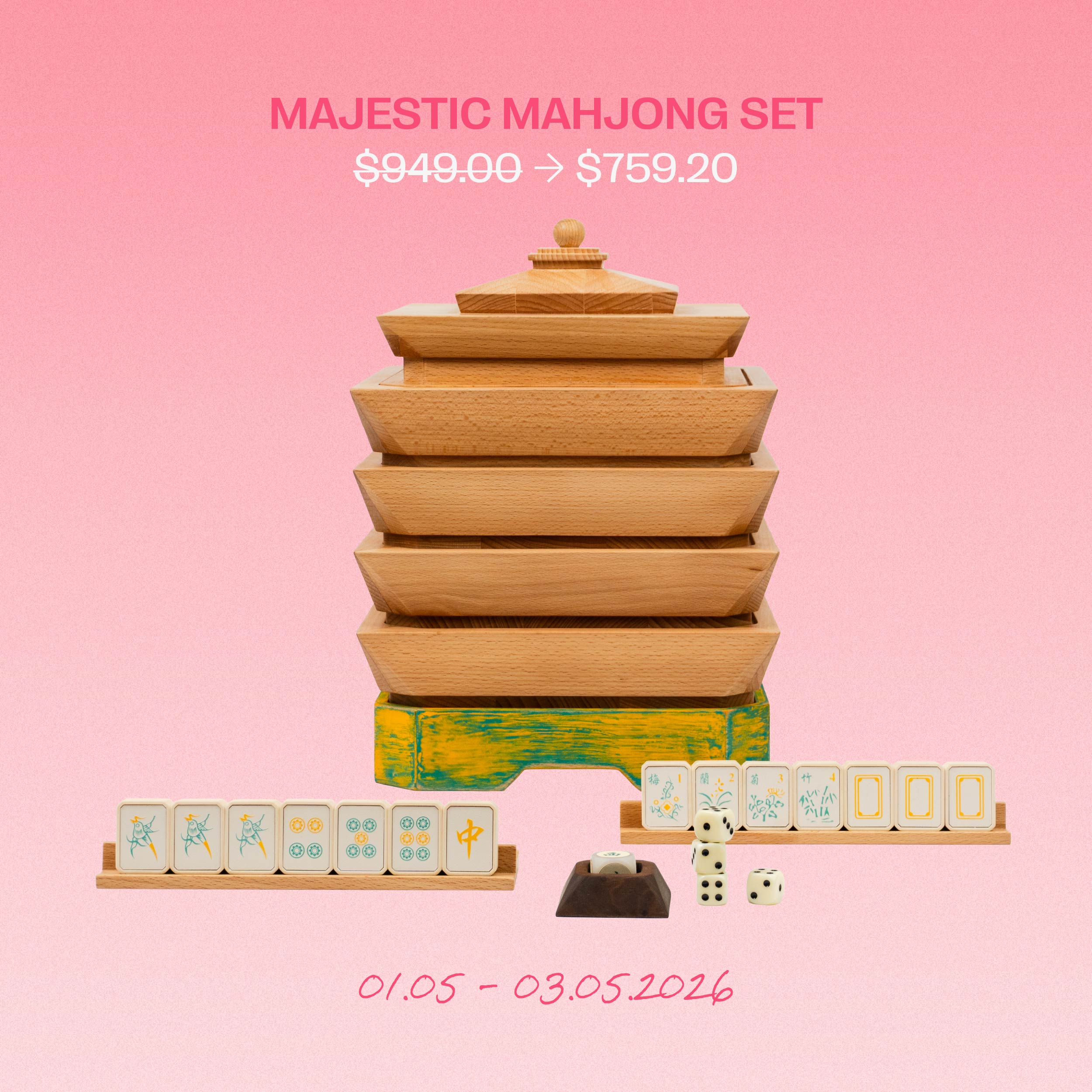 Majestic Mahjong Set