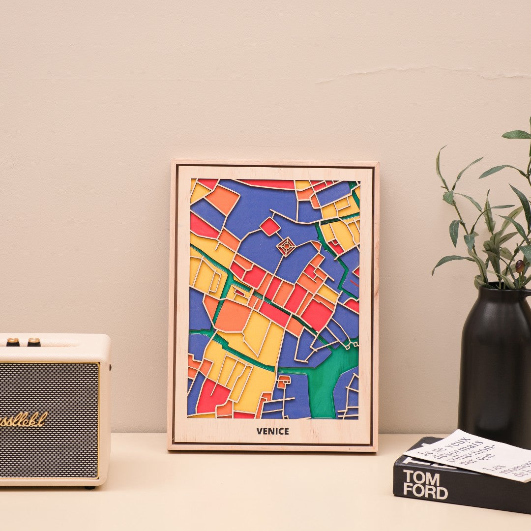 Wooden Wall Art - Southern EU Cities