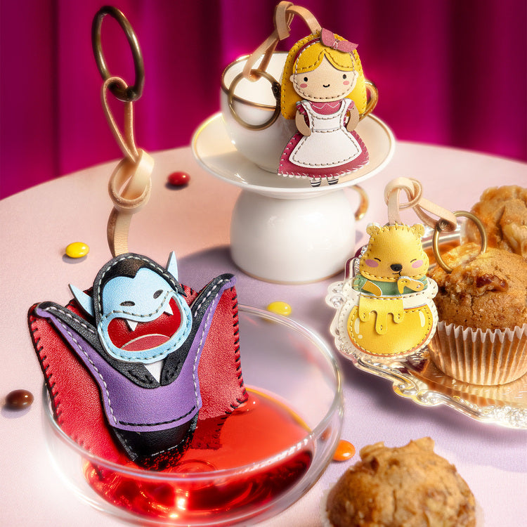 childhood favorite character leather charms