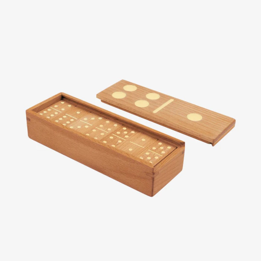Colorburst Wooden Domino Set