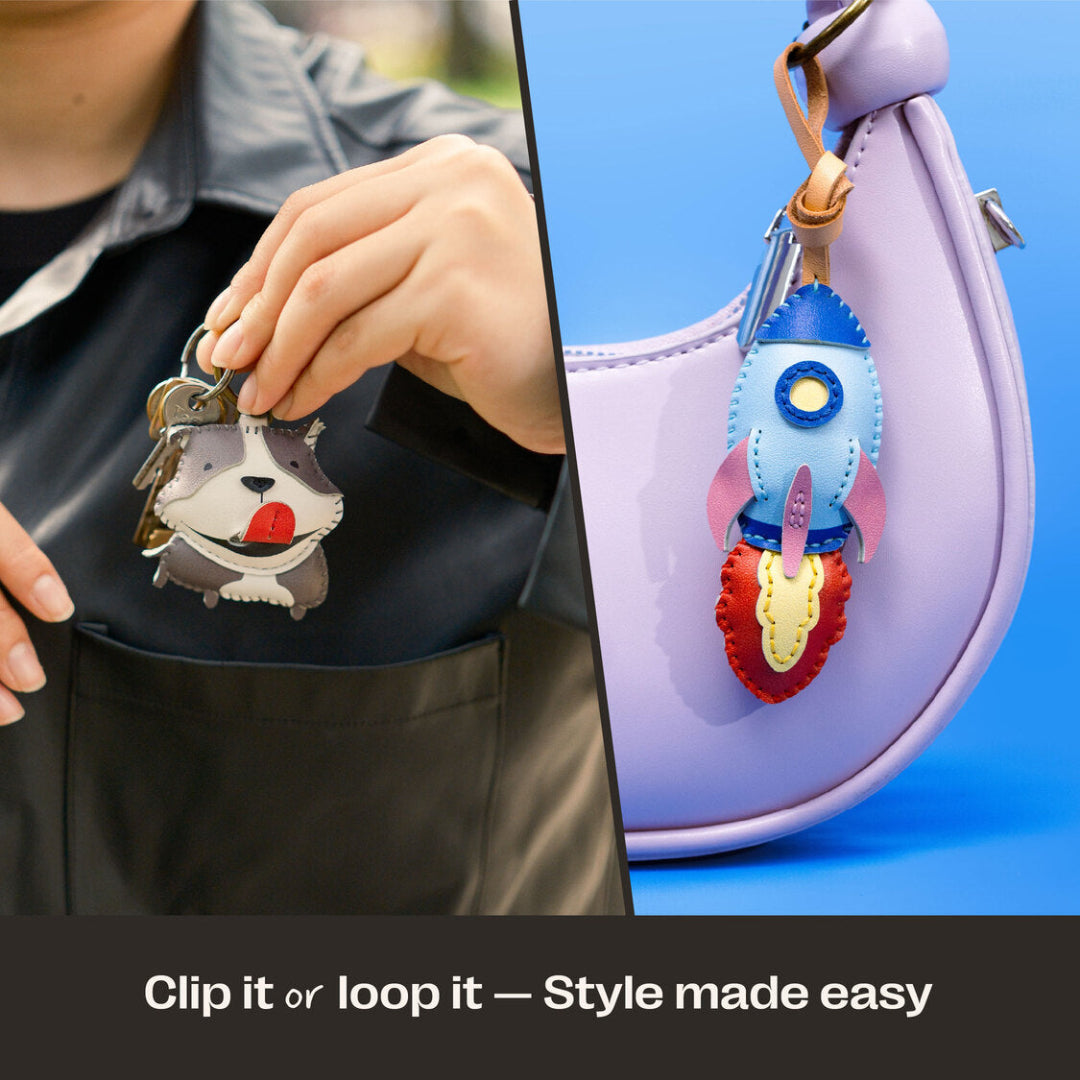 leather charms styling