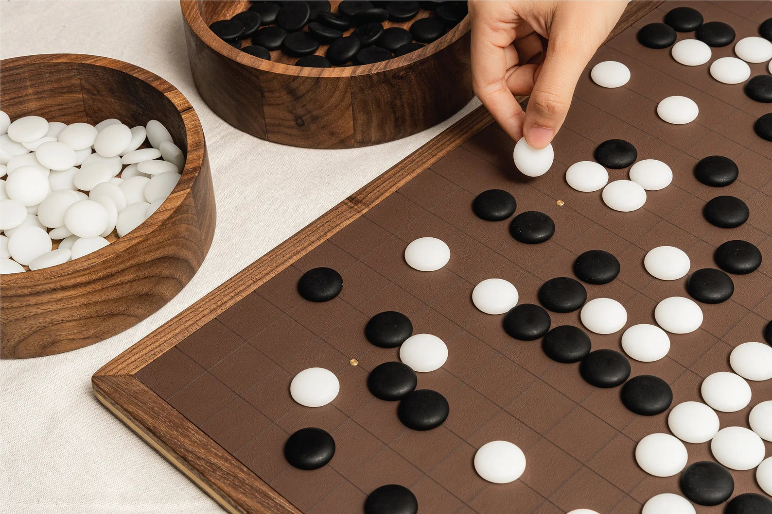 Luxury Wooden Go Game Set