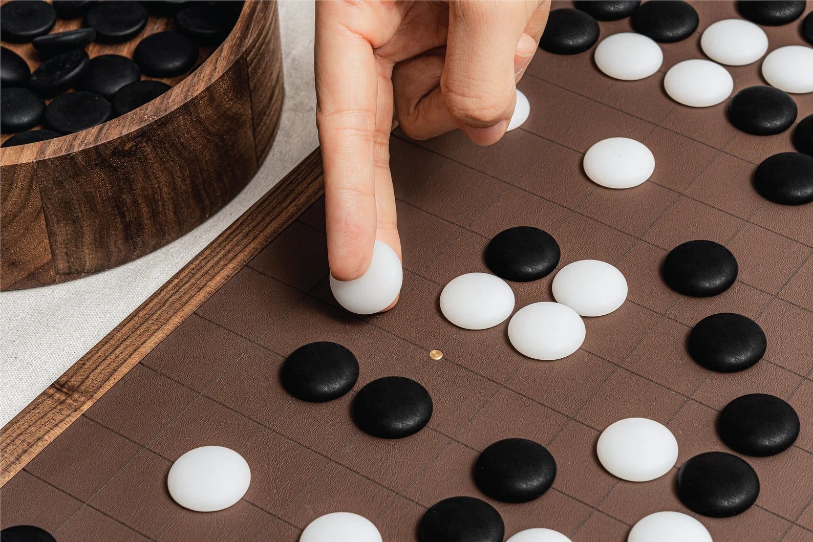 Luxury Wooden Go Game Set