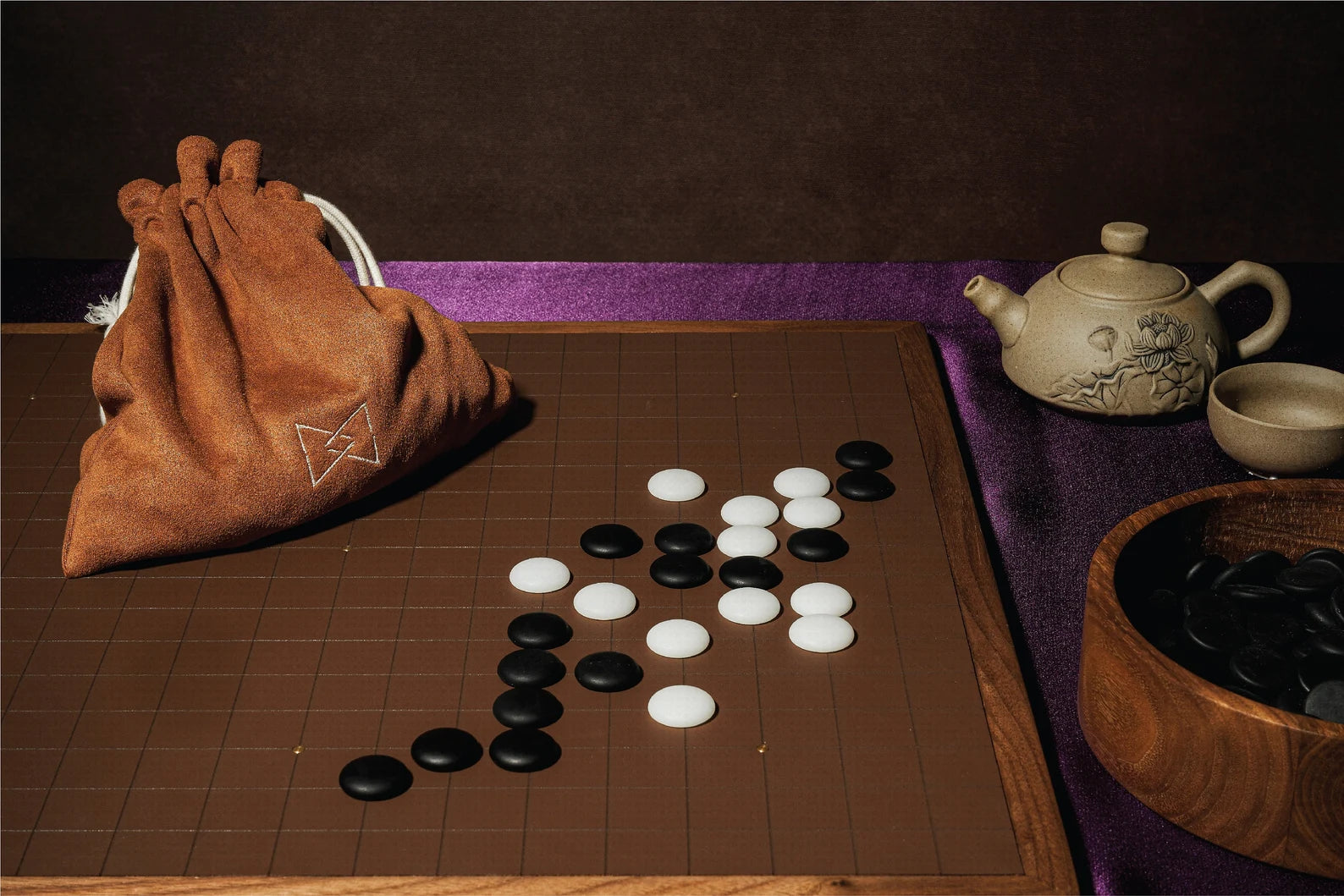 Luxury Wooden Go Game Set