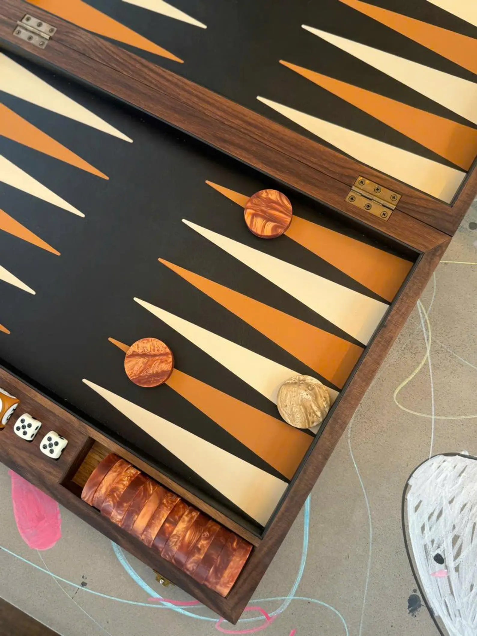 Tournament Backgammon Set