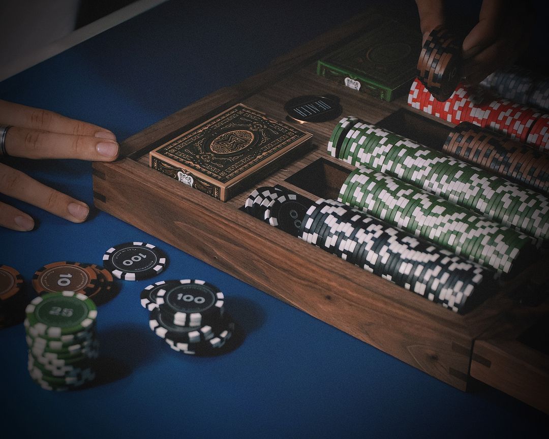 wooden poker sets
